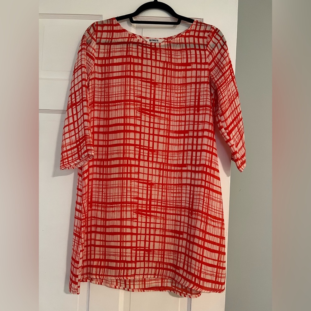 Sheer shift dress